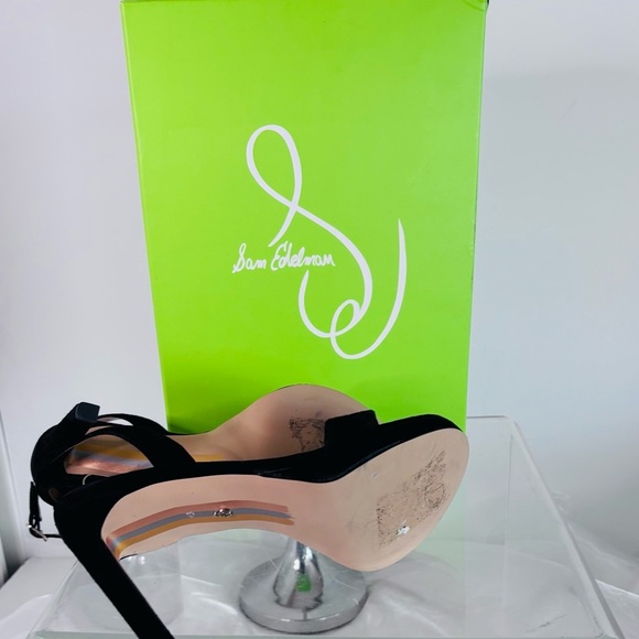 Sam Edelman Womens Jade Suede Ankle Strap Heels - Picture 3 of 7